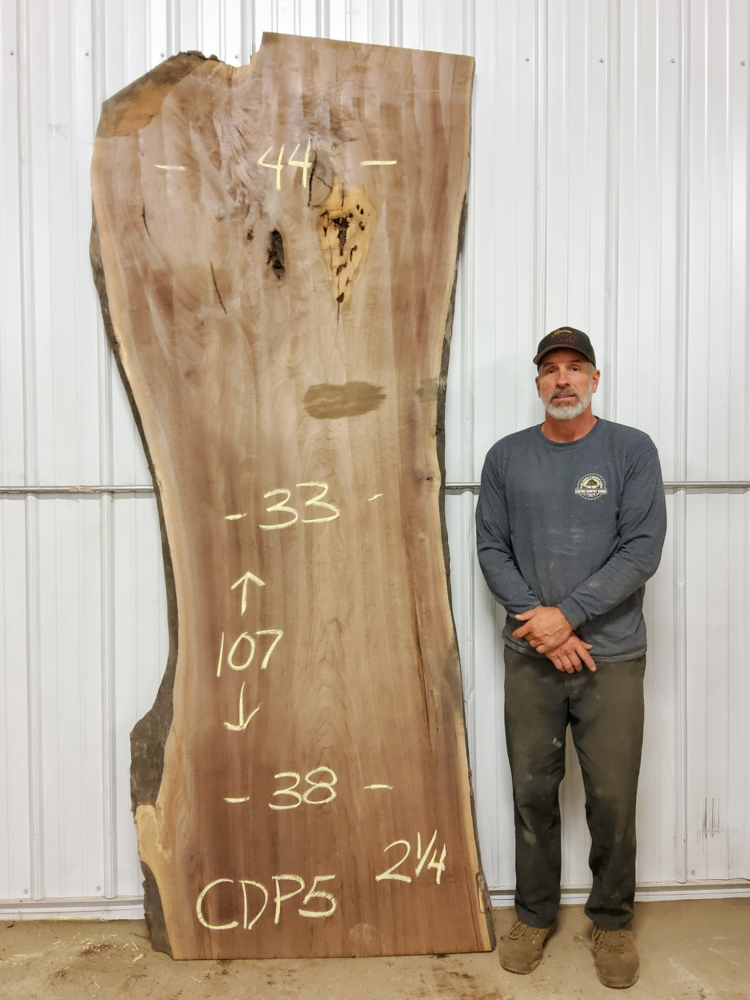 Walnut SKU-CDP5 - Custom Country Woods