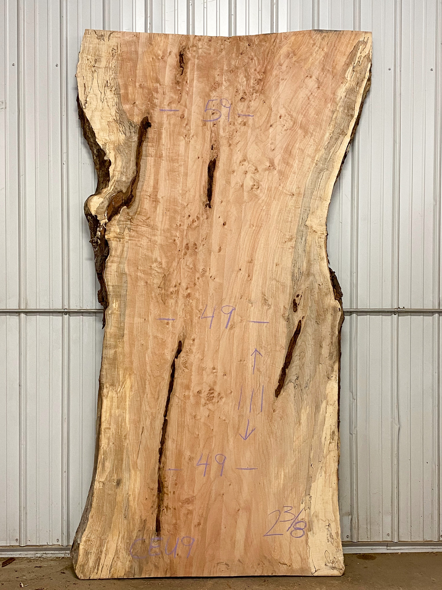 Soft Maple (Spalted) SKU-CEU9 - Custom Country Woods